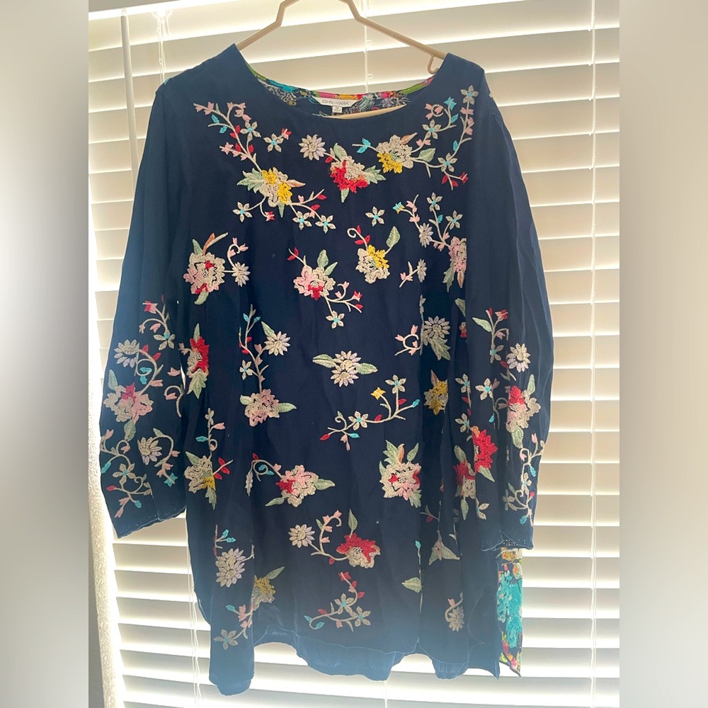 John Mark Floral Blouse
